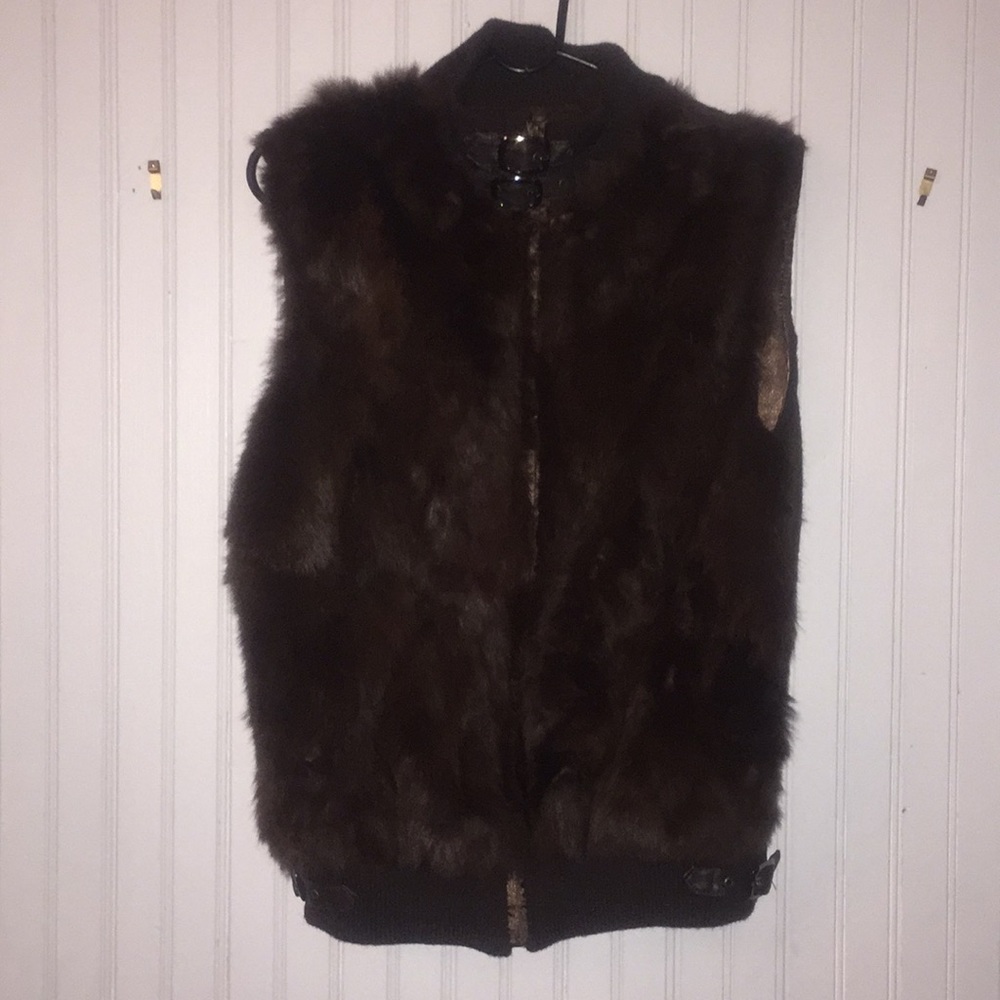 Saks Fifth Avenue Black label  Fur Vest